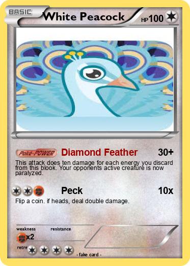 Pokemon White Peacock