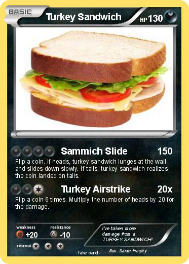 Pokemon Turkey Sandwich