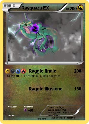 Pokemon Rayquaza EX