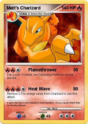 Pokemon Matt's Charizard