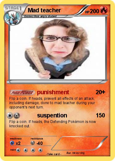 Pokemon Mad teacher