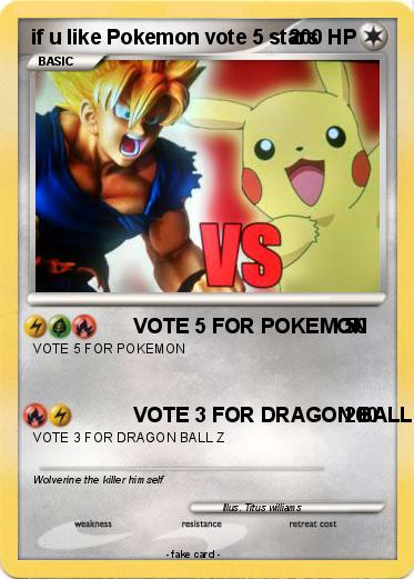 Pokemon if u like Pokemon vote 5 stars