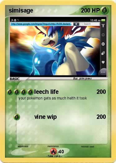 Pokemon simisage