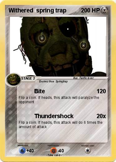 Pokemon Withered  spring trap