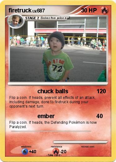 Pokemon firetruck
