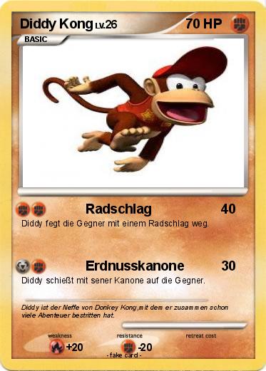 Pokemon Diddy Kong