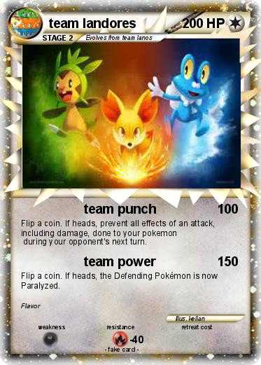 Pokemon team landores