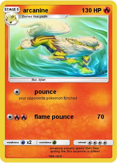 Pokemon arcanine