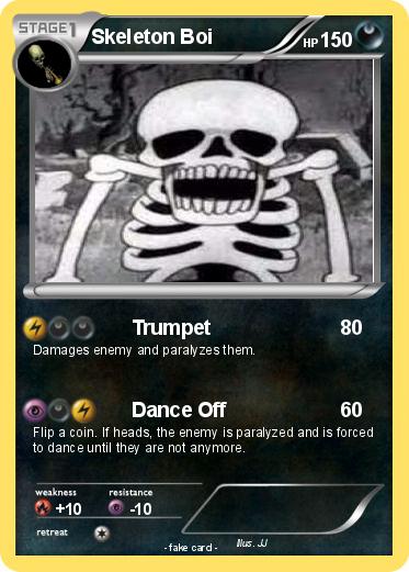 Pokemon Skeleton Boi