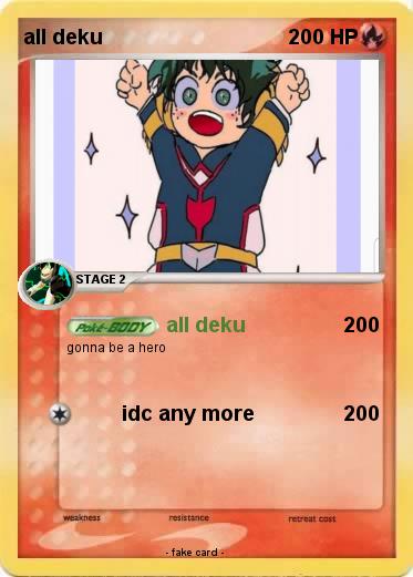 Pokemon all deku