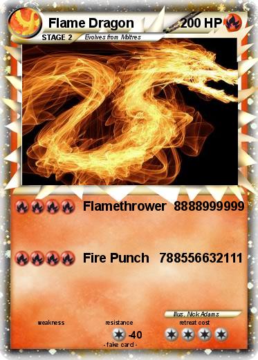 Pokemon Flame Dragon