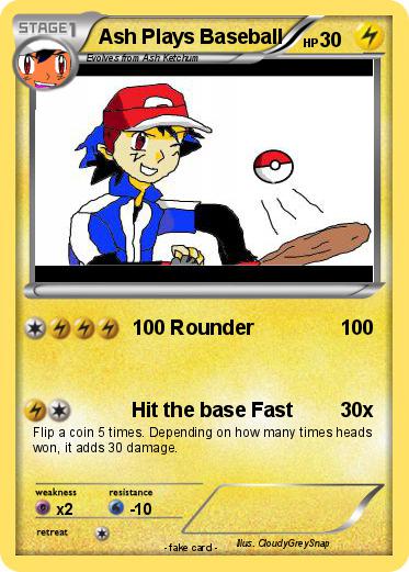 Pokemon Ash Plays Baseball