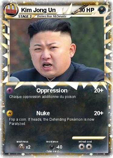 Pokemon Kim Jong Un