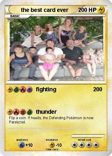 Pokemon the best card ever