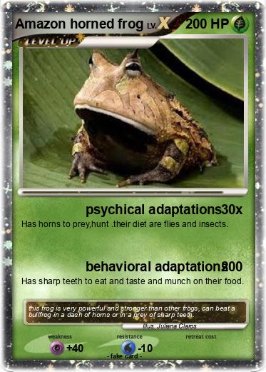 Pokemon Amazon horned frog