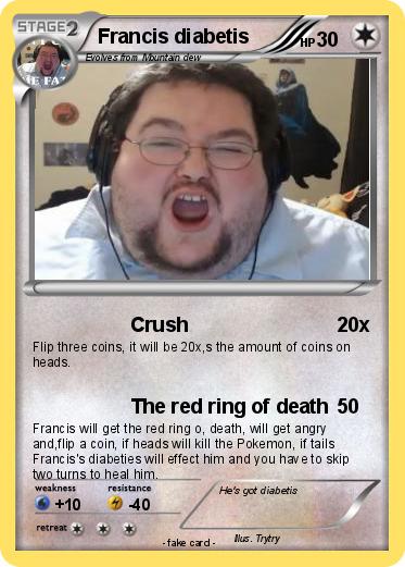 Pokemon Francis diabetis