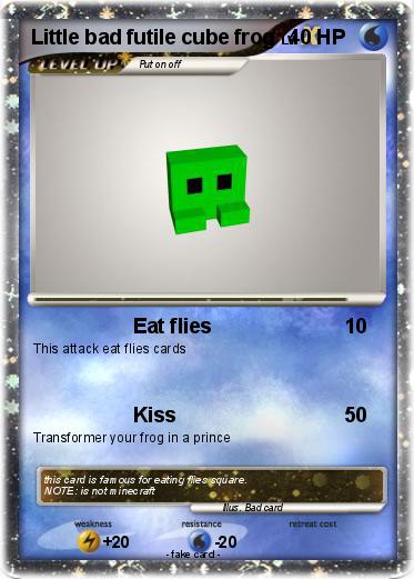 Pokemon Little bad futile cube frog