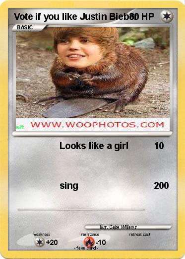 Pokemon Vote if you like Justin Bieber