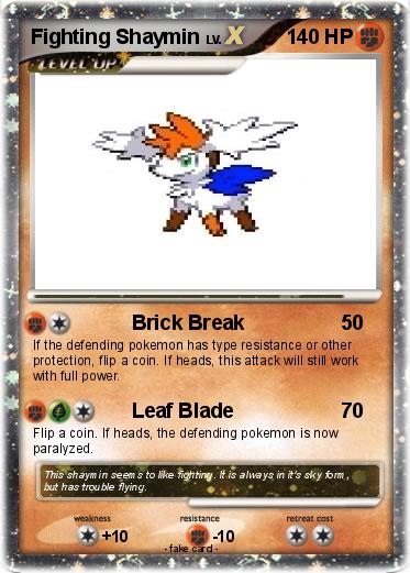 Pokemon Fighting Shaymin