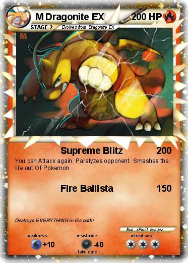Pokemon M Dragonite EX