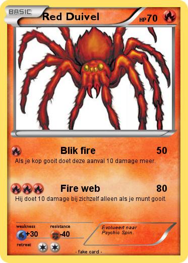 Pokemon Red Duivel