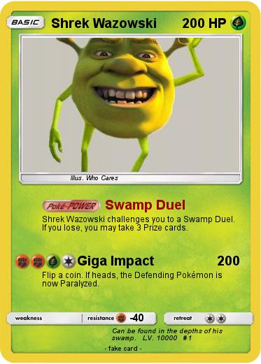 Pokemon Shrek Wazowski