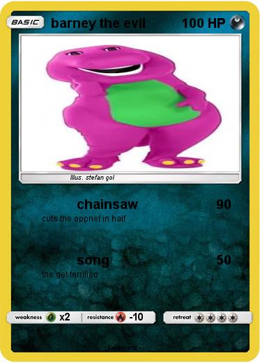 Pokemon barney the evil