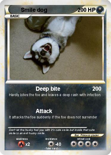 Pokemon Smile dog