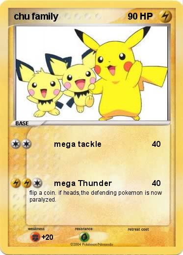 Pokemon chu family