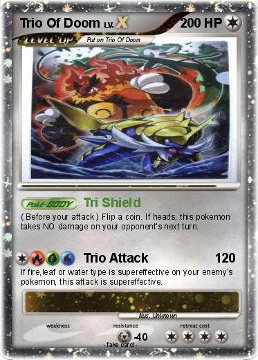Pokemon Trio Of Doom