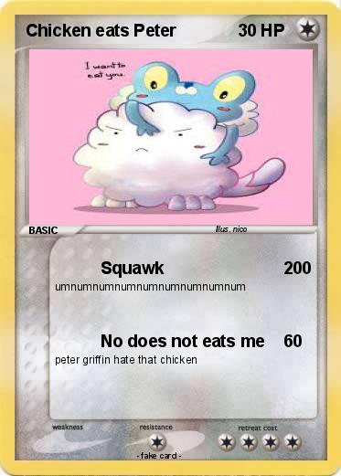 Pokemon Chicken eats Peter