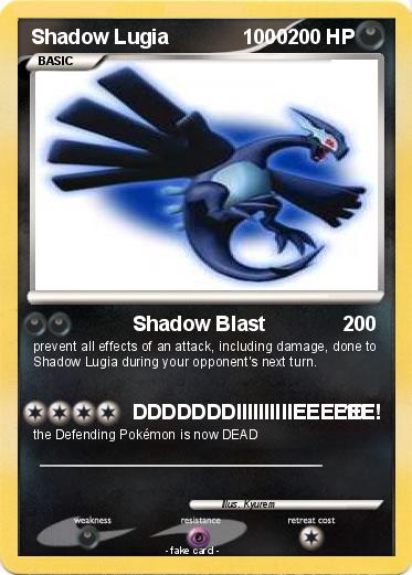 Pokemon Shadow Lugia             1000