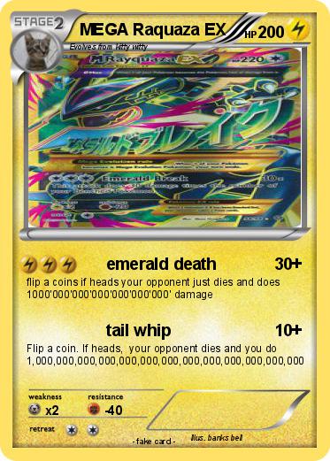 Pokemon MEGA Raquaza EX