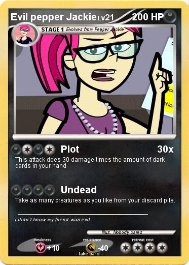 Pokemon Evil pepper Jackie