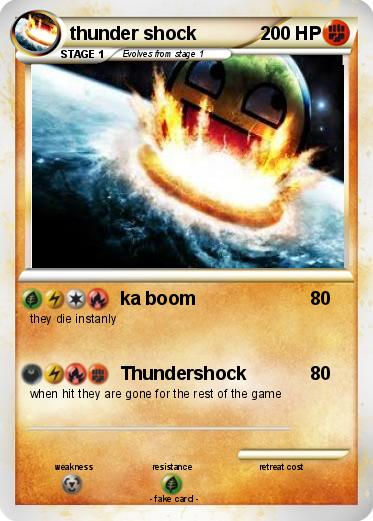 Pokemon thunder shock