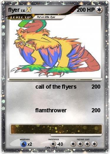 Pokemon flyer