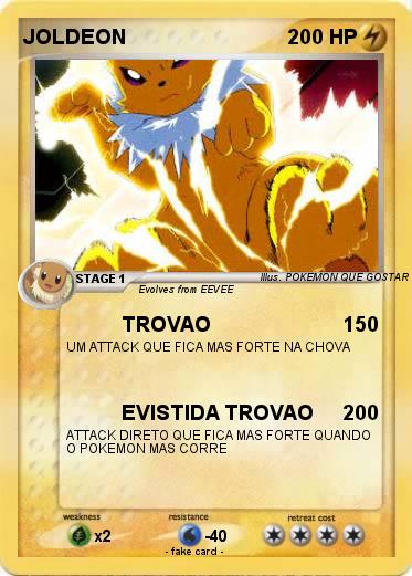 Pokemon JOLDEON