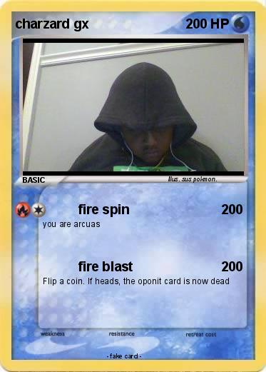 Pokemon charzard gx
