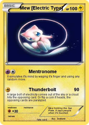 Pokemon Mew [Electric Type]