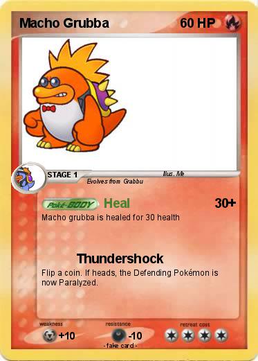 Pokemon Macho Grubba