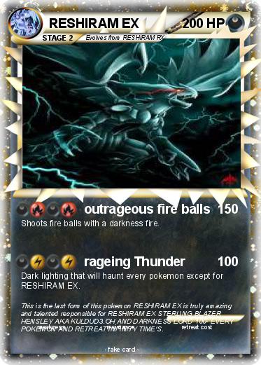 Pokemon RESHIRAM EX