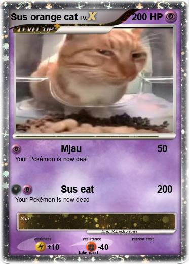 Pokemon Sus orange cat