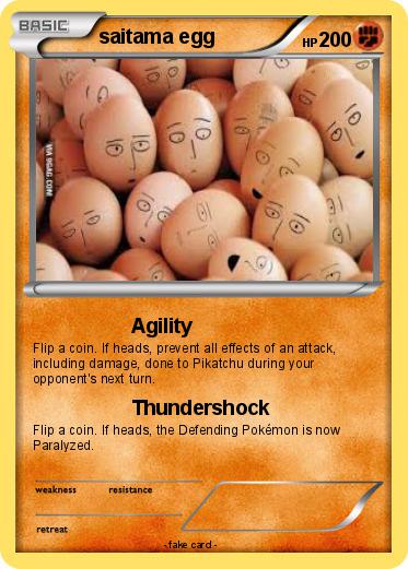 Pokemon saitama egg