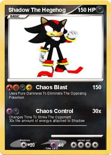 Pokemon Shadow The Hegehog