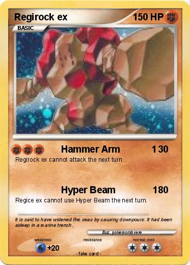 Pokemon Regirock ex
