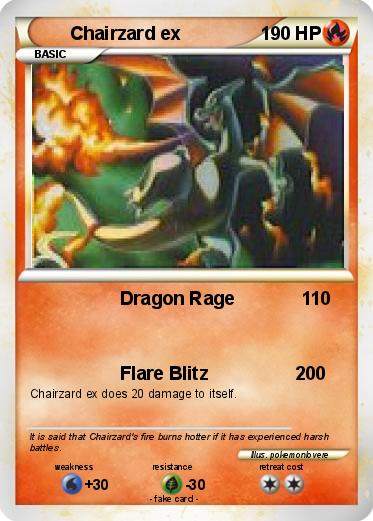 Pokemon Chairzard ex