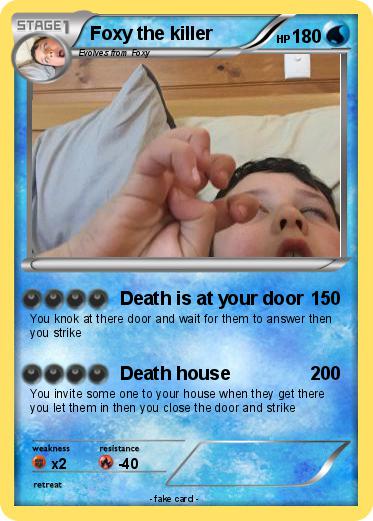 Pokemon Foxy the killer