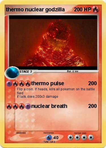 Pokemon thermo nuclear godzilla