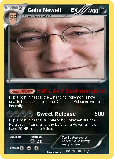 Pokemon Gabe Newell      EX