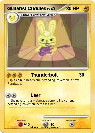 Pokemon Guitarist Cuddles